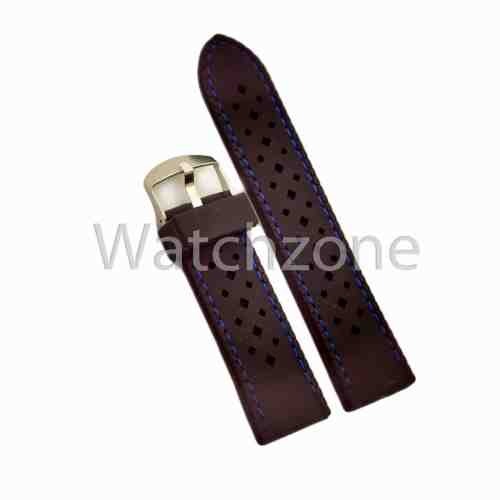 Curea Silicon Neagra Cusatura Albastra - Caro