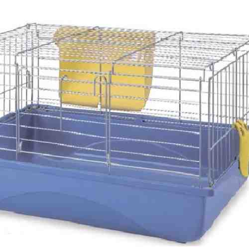 Cusca pentru iepuri Cavia Easy Blue 60.5x40.5x36 cm