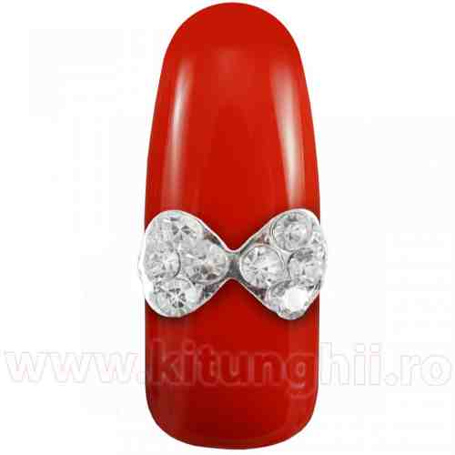 Decoratiune Unghii 3D - Snow White Bow