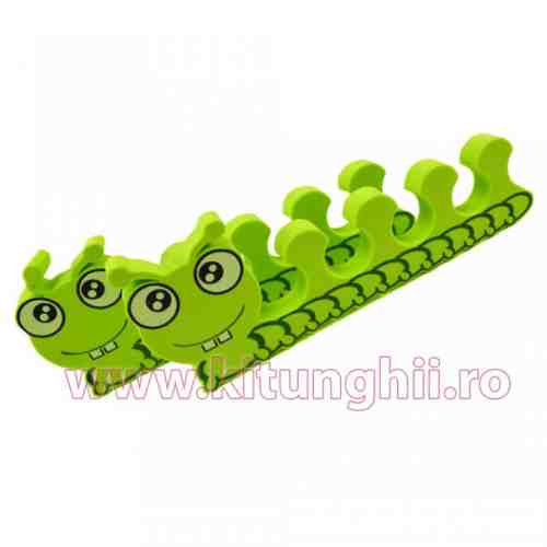 Despartitor degete Omizi - Green, set 2 bucati