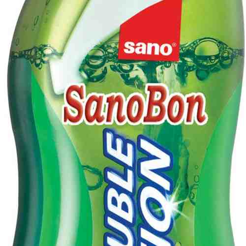 Detergent lichid pentru vasul toaletei 2 in 1, inlatura piatra si parfumeaza - SANOBON DOUBLE ACTIO