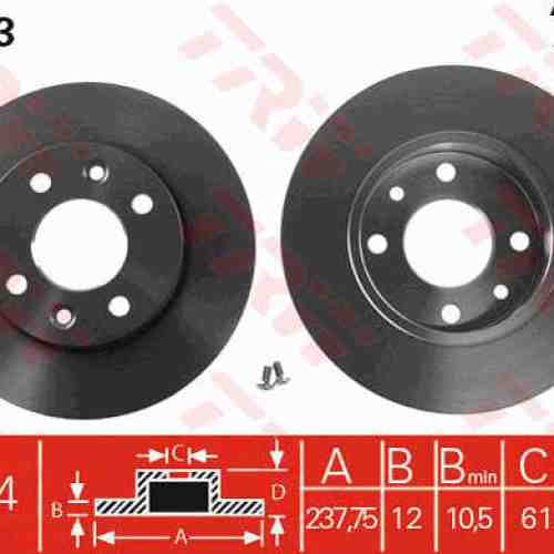 Disc frana TRW DF1013