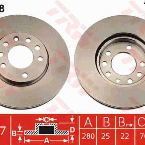 Disc frana TRW DF4048