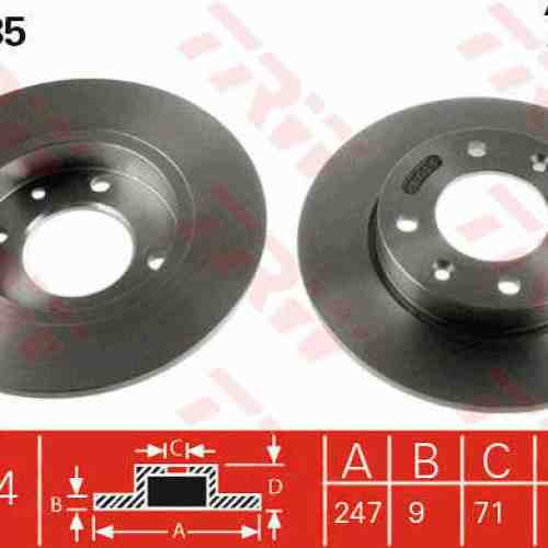 Disc frana TRW DF4185