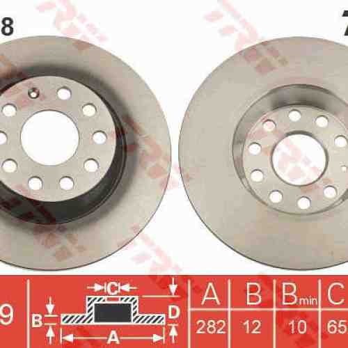 Disc frana TRW DF4558
