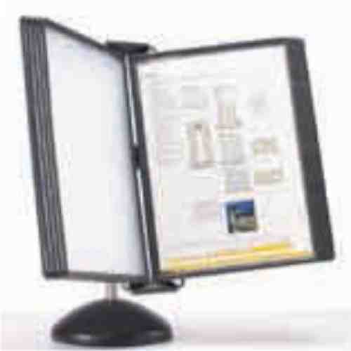 Display birou (suport pentru 20 buzunare A4), PROBECO-Vip - antracit