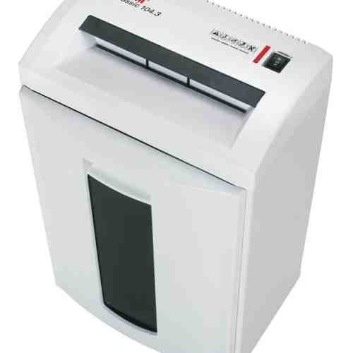 Distrugator documente HSM 104.3 - 17-19 coli - fasie (5,8 mm) - nivel securitate 2