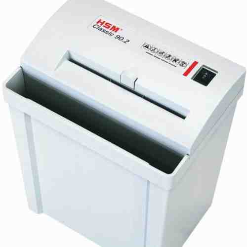 Distrugator documente HSM 90.2 - 7-9 coli - fasie (3,9 mm) - nivel securitate 2