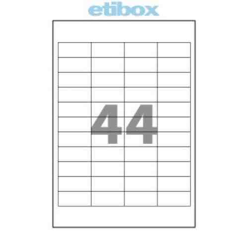 Etichete 44/A4 48,5x25,4mm 100 coli Etibox 119771