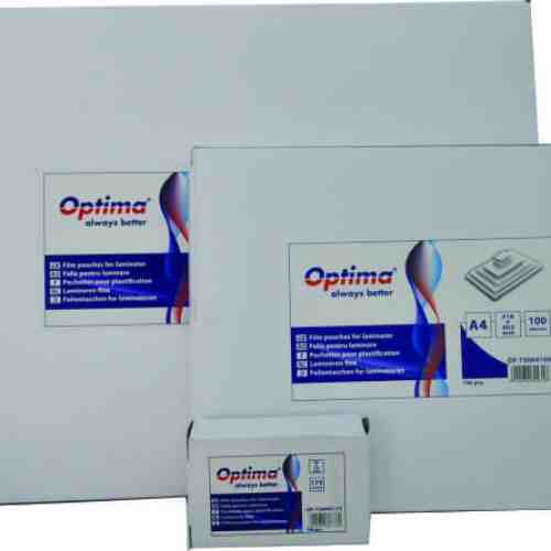 Folie pentru laminare, A4 80 microni 100buc/top Optima