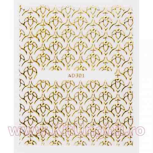 Folie Sticker 3D unghii - AD301