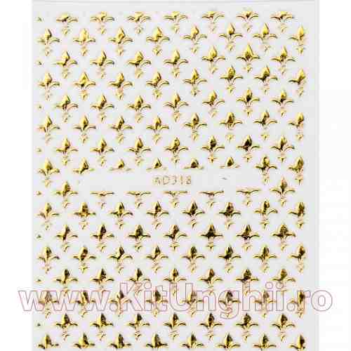 Folie Sticker 3D unghii - AD318