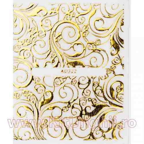 Folie Sticker 3D unghii - AD322