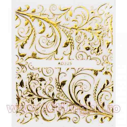 Folie Sticker 3D unghii - AD325
