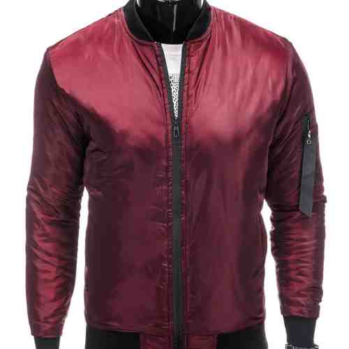 Geaca pentru barbati, slim fit, casual, visiniu - C336