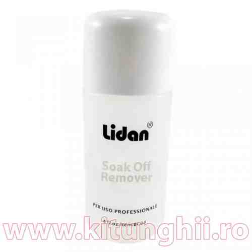 Gel Remover / Soak Off Remover Lidan 120 ml - Lichid pentru indepartarea gelului