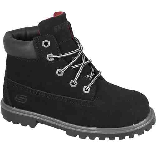 Ghete copii Skechers Mecca 93163LBLK