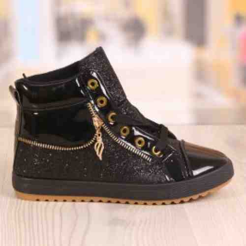 Ghete Dama Blaxy Sidex Negre Cod: 881 (CULOARE: Negru, MARIME: 39)