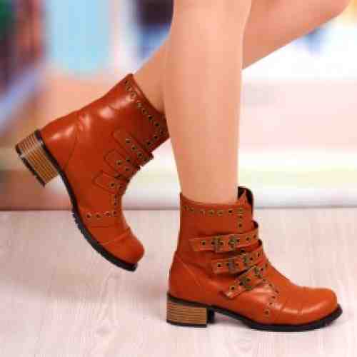 Ghete Dama Camel Captusite Cod: 455p (CULOARE: Camel, MARIME: 36)