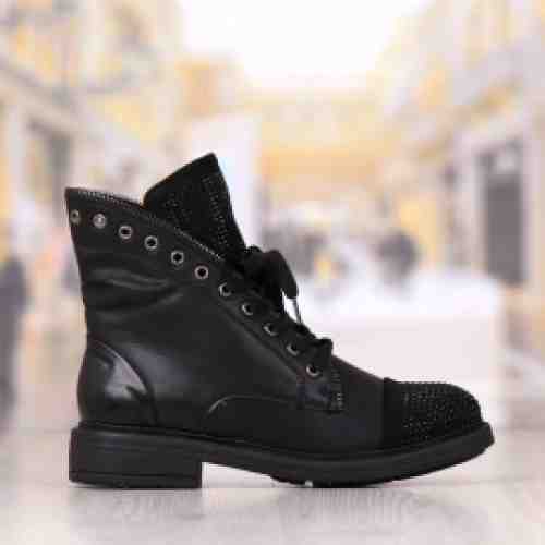 Ghete Dama Negre cu Strasuri Cod: 430p (CULOARE: Negru, MARIME: 39)