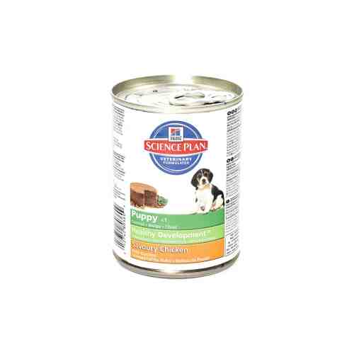Hrana umeda pentru caini Hill's Junior cu Pui 370 gr