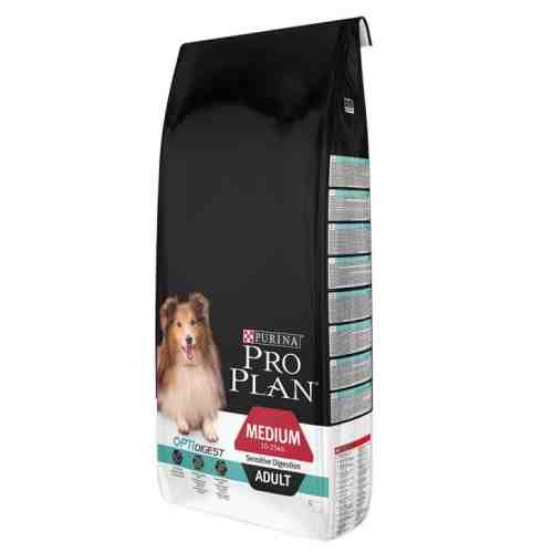 Hrana uscata pentru caini Pro Plan Dog Medium Adult Sensitive Digestion 14 kg