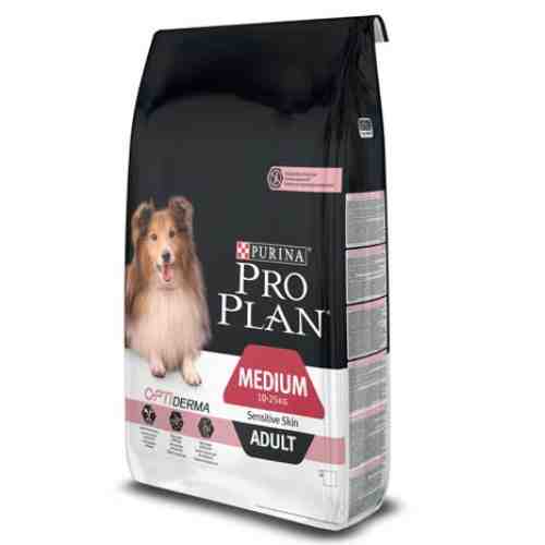 Hrana uscata pentru caini Pro Plan Medium Adult Sensitive Skin cu somon 3 kg