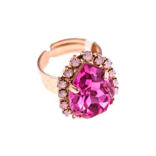 Inel Pina Colada placat cu aur 24K | 7098-1063RG