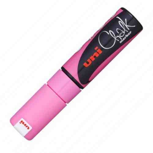 Marker creta UNI Chalk PWE-8K roz fluorescent