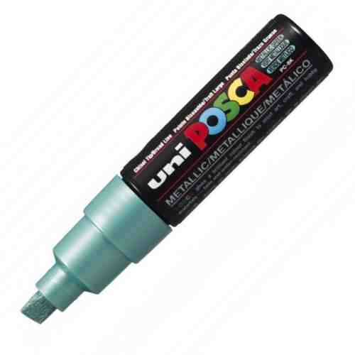 Marker UNI PC-8K Posca 8,0 mm varf tesit verde metalizat