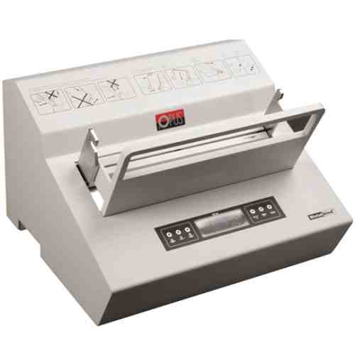 Masina de indosariere cu sina metalica, electrica, OPUS METAL BIND Electric