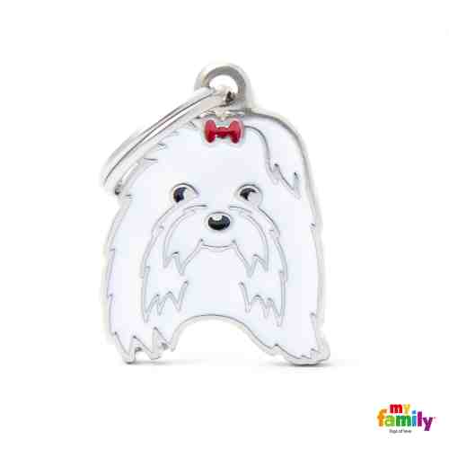 Medalion pentru caini MyFamily Bichon Maltez
