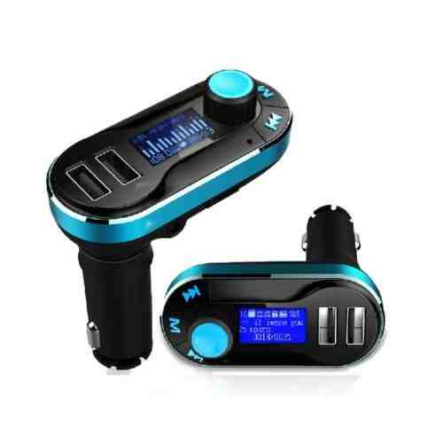 Modulator FM si Car Kit Bluetooth si MP3, BG02 Incarcator Auto cu doua porturi USB si Transmitator cu Telecomanda