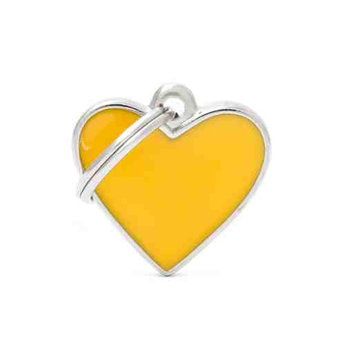 ​MyFamily Medalion Inima Galben S