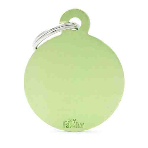 MyFamily Medalion Rotund Aluminiu Verde L