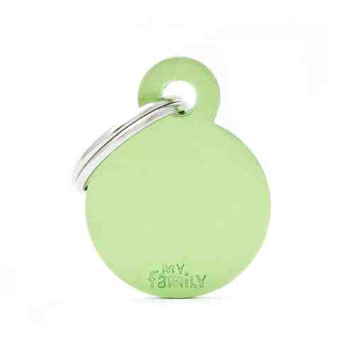 MyFamily Medalion Rotund Aluminiu Verde S