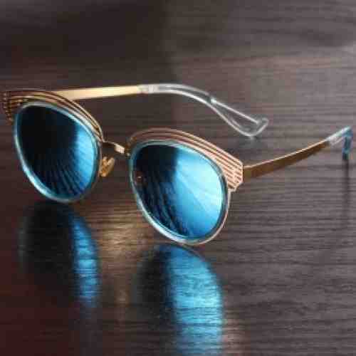 Ochelari de Soare Classy Golden Blue de Dama Cod: O82