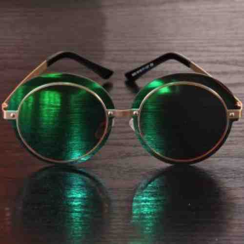 Ochelari de Soare Round Green de Dama Cod: O70