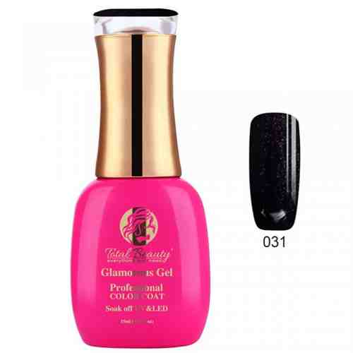 Oja Semipermanenta Glamorous Gel Total Beauty Neagra 15ml - #031 Pixel Radiance
