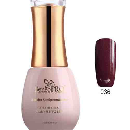 Oja Semipermanenta SensoPRO Smalto Semipermanente 15ml - #036 Sparkle Marsala