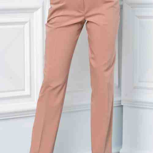 Pantalon Moze office slim roz praf