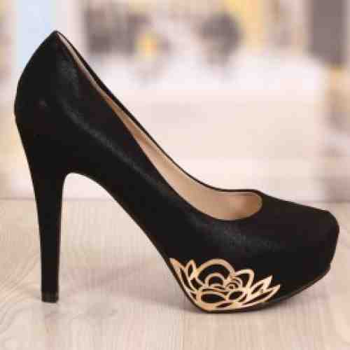 Pantofi Dama Doomsday Negrii Cod: 869 (CULOARE: Negru, DIMENSIUNE TOC: 8, MARIME: 39)