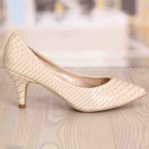 Pantofi Dama Elegant Snake Champanie Cod: 929 (CULOARE: Bej, DIMENSIUNE TOC: 7, MARIME: 36)