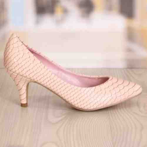 Pantofi Dama Elegant Snake Roz Cod: 930 (CULOARE: Roz, DIMENSIUNE TOC: 7, MARIME: 37)