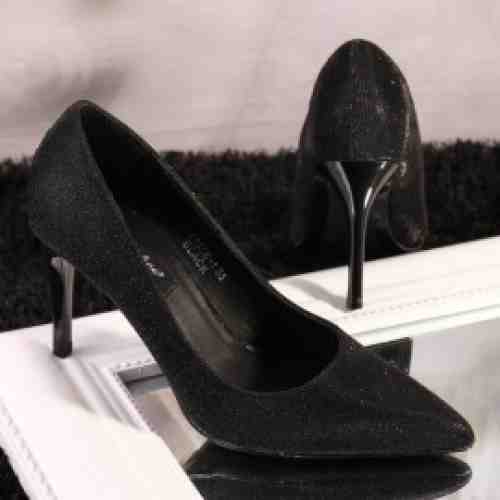 Pantofi Dama Negrii Cod: A109 (CULOARE: Negru, DIMENSIUNE TOC: 8, MARIME: 40)