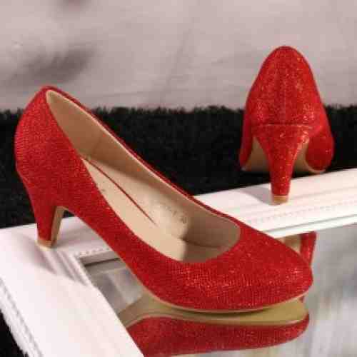 Pantofi Dama Rosii Cod: A132 (CULOARE: Rosu, DIMENSIUNE TOC: 7, MARIME: 36)