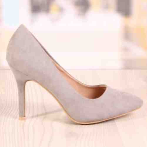 Pantofi Stiletto Brooklyn Gri Cod: 776 (CULOARE: Gri, DIMENSIUNE TOC: 10, MARIME: 37)