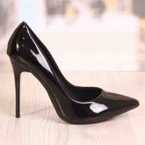 Pantofi Stiletto Burberrys Negrii Cod: 845 (CULOARE: Negru, DIMENSIUNE TOC: 11, MARIME: 38)