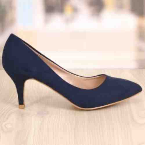 Pantofi Stiletto Hugoo Albastrii Inchis Cod: 743 (CULOARE: Albastru Inchis, DIMENSIUNE TOC: 7, MARIME: 40)