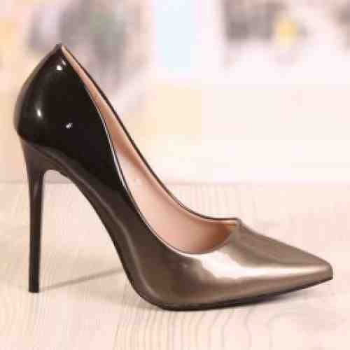 Pantofi Stiletto Revlon Black&Gold Cod: 726 (CULOARE: Negru, DIMENSIUNE TOC: 11, MARIME: 38)